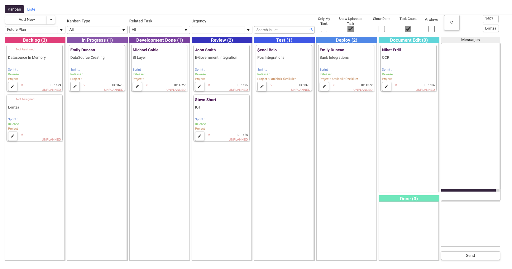 Kanban ile Görev Yönetimi